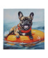 Фото #1 товара Beach Dogs Frenchie Canvas Wall Art