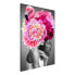 Wandbild Flamingo Girl