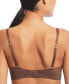 Бюстгальтер без косточек Ralph Lauren Luxe Smoothing Bralette 4L0079 для женщин Коричневый, 2XL - фото #4