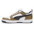 Фото #3 товара Puma Rebound V6 Low Lace Up Mens Size 9.5 M Sneakers Casual Shoes 39232807