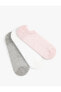 Basic 3'lü Patik Çorap Seti Çok Renkli Pamuklu