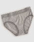 Фото #4 товара Women's Cotton Blend Lace-Trim Hipster Underwear, Created for Macy's