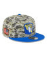 Фото #1 товара Men's Camo, Royal Los Angeles Rams 2023 Salute To Service 9FIFTY Snapback Hat