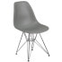 Фото #4 товара Elon Series Moss Gray Plastic Chair With Chrome Base