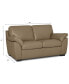 Фото #19 товара Lothan 64" Leather Loveseat, Created for Macy's