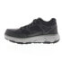 Фото #9 товара Skechers Work Relaxed Fit Max Stout Alloy Toe Mens Black Wide Athletic Shoes