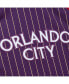 Фото #4 товара Mitchell Ness Men's Purple Orlando City SC 10th Anniversary Swingman Basketball Jersey