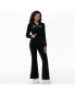 ფოტო #3 პროდუქტის Women's Juicy Roses Snap Pocket Cotton Velour Pants