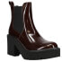 Фото #2 товара Dirty Laundry Yikes Round Toe Chelsea Platform Booties Womens Black, Burgundy Ca