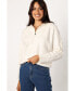 ფოტო #1 პროდუქტის Women's Ebony Knit Sweater