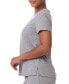 Фото #8 товара Women's Short-Sleeve Crewneck Sleep Tee