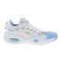 Фото #1 товара Reebok Solution Mid Mens White Synthetic Lace Up Athletic Basketball Shoes