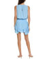 Ramy Brook Faye Mini Dress Women's Blue Xl