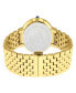 ფოტო #3 პროდუქტის Women's Genoa Gold-Tone Stainless Steel Watch 36mm