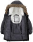 Toddler 2-Piece Faux Fur Hooded Snowsuit Set 3T