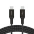 Фото #1 товара Кабель USB-C/USB-C Belkin 240W 2м geflochten Schwarz