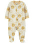 Фото #2 товара Baby Lion 2-Way Zip Cotton Blend Sleep & Play Pajamas NB