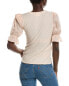 Фото #2 товара Nation Ltd Bia Gathered Sleeve T-Shirt Women's Beige L