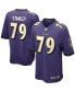 Фото #1 товара Men's Ronnie Stanley Purple Baltimore Ravens Game Jersey