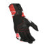 Motorradhandschuhe Macna Krown Schwarz-Hellgrau-Rot