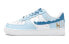 Фото #2 товара 【定制球鞋】 Nike Air Force 1 Low LE 空军一号 圣诞主题 雪花 圣诞麋鹿 限定礼盒 低帮 板鞋 GS 蓝白 / Кроссовки Nike Air Force DH2920-111