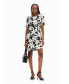 ფოტო #1 პროდუქტის Women's Short floral dress