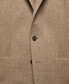 ფოტო #7 პროდუქტის Men's Slim-Fit Herringbone Wool Suit Jacket