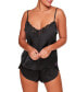 ფოტო #1 პროდუქტის Women's Linny Pajama Camisole & Short Set