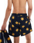 Hunky Trunks wavy sun swim shorts co ord in navy