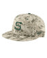 ფოტო #1 პროდუქტის Men's Camo Michigan State Spartans Aero True Baseball Performance Fitted Hat
