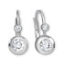 White gold earrings with cubic zirconia 239 001 00062 07