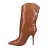 Фото #5 товара Lucchese Clarissa Pointed Toe Womens Brown Dress Boots BL7503