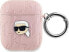 Karl Lagerfeld Karl Lagerfeld KLA2PGKIPP AirPods 1/2 cover różowy/pink Monogram Karl Head