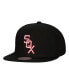 ფოტო #1 პროდუქტის Men's Black Chicago White Sox Cooperstown Collection Evergreen Snapback Hat