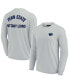 Фото #1 товара Men's and Women's Gray Penn State Nittany Lions Super Soft Long Sleeve T-shirt