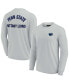 Men's and Women's Gray Penn State Nittany Lions Super Soft Long Sleeve T-shirt Серый, S - фото #1