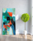 Фото #5 товара Color Splash Frameless Free Floating Tempered Art Glass Abstract Wall Art by EAD Art Coop, 72" x 36" x 0.2"