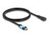 Фото #2 товара Delock 81997 - 1 m - HDMI Type A (Standard) - HDMI Type A (Standard) - 3D - 48 Gbit/s - Black - Turquoise