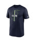 Фото #3 товара Men's College Navy Seattle Seahawks Legend Icon Performance T-shirt