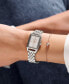 ფოტო #4 პროდუქტის Women's Quartz Silver-Tone Stainless Steel Bracelet Watch 25.5mm x 20.5mm