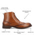 Фото #7 товара Men's Edison Tru Comfort Foam Wingtip Ankle Boots
