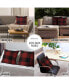 2 Pack Buffalo Plaid Throw Pillow Outdoor & Indoor Covers 16x16 inches