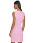 ფოტო #2 პროდუქტის Women's Sleeveless Jacquard Dress