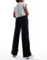 Фото #3 товара Stradivarius jersey pull on trouser in black