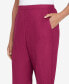 Фото #5 товара Petite Wine Country Classic Slant Pocket Medium Length Pants