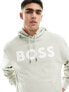 Фото #1 товара BOSS Orange WeBasic logo hoodie in light beige