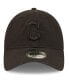 Men's Cleveland Guardians Black On Black Core Classic 2.0 9TWENTY Adjustable Hat