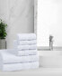 Smart Dry Zero Twist Cotton 6-Piece Assorted Towel Set
