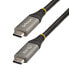 Фото #3 товара StarTech.com 20" (50cm) USB C Cable 10Gbps - USB 3.1/3.2 Gen 2 Type-C Cable - 100W (5A) Power Delivery Charging - DP Alt Mode - USB-C Cord for USB-C Laptop/Phone/Device - Charge/Sync - 0.5 m - USB C - USB C - USB 3.2 Gen 2 (3.1 Gen 2) - 10000 Mbit/s - Grey - Black