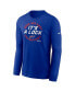 Фото #2 товара Men's Royal Buffalo Bills 2023 AFC East Division Champions Locker Room Trophy Collection Long Sleeve T-shirt